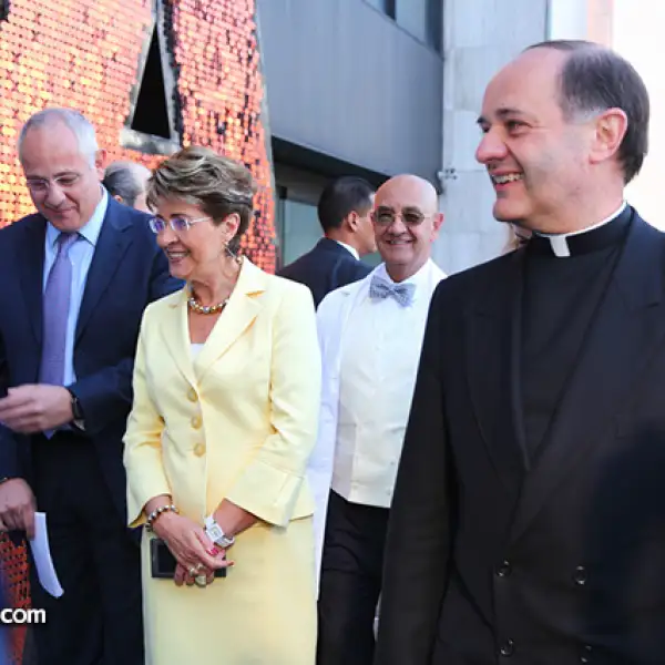 Dra. Mercedes Juan López y Padre Jesús Quirce