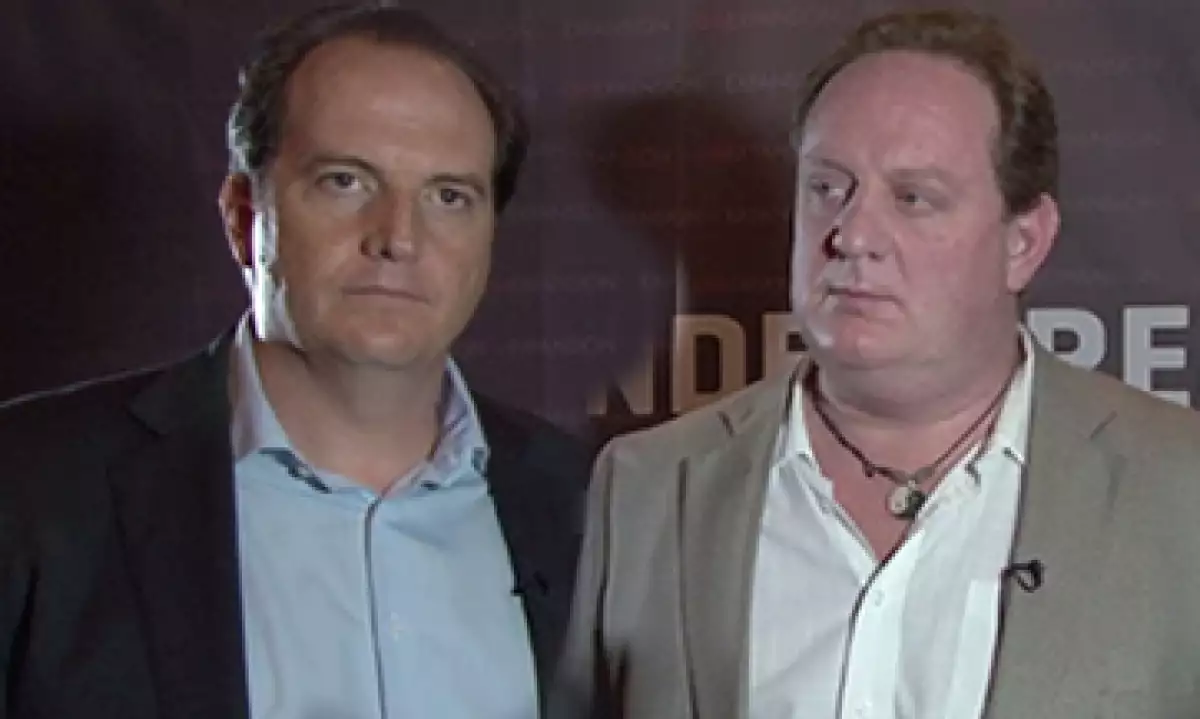 Álvaro Rodríguez (izq.) y Marcus Dantus (der.), jueces de las categorías Más y Menos de 3 años de Emprendedores del Año de Expansión y CNNExpansión. (Foto: Especial)