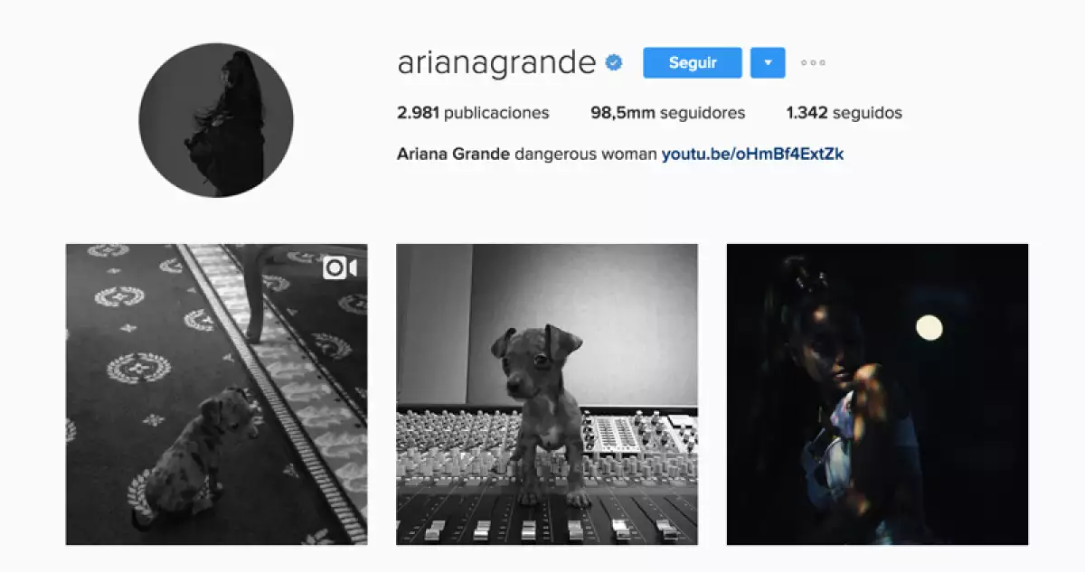 Instagram Ariana grande