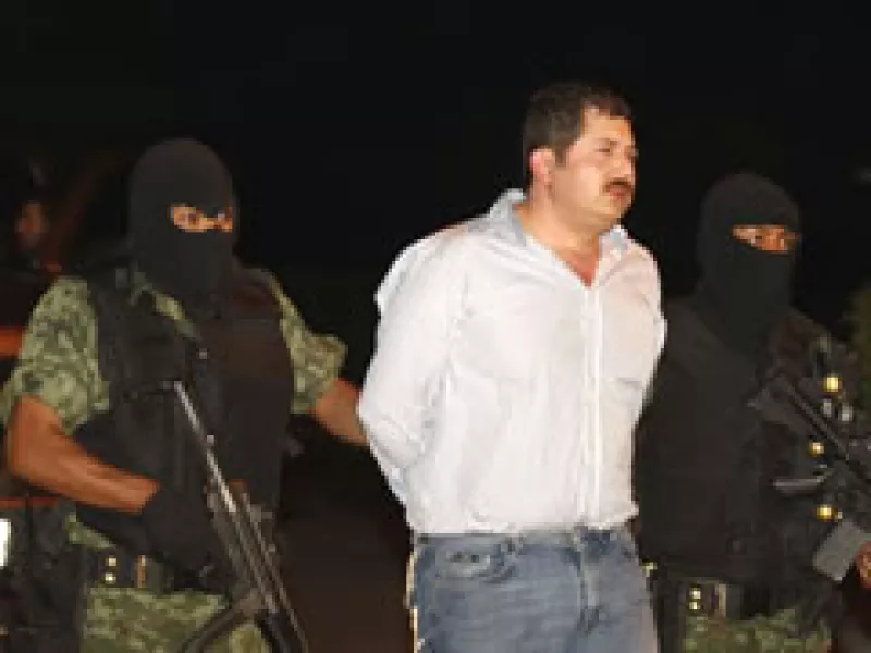Huerta Ríos fue detenido junto con otras cuatro personas en San Pedro Garza García. (Foto: Reuters)