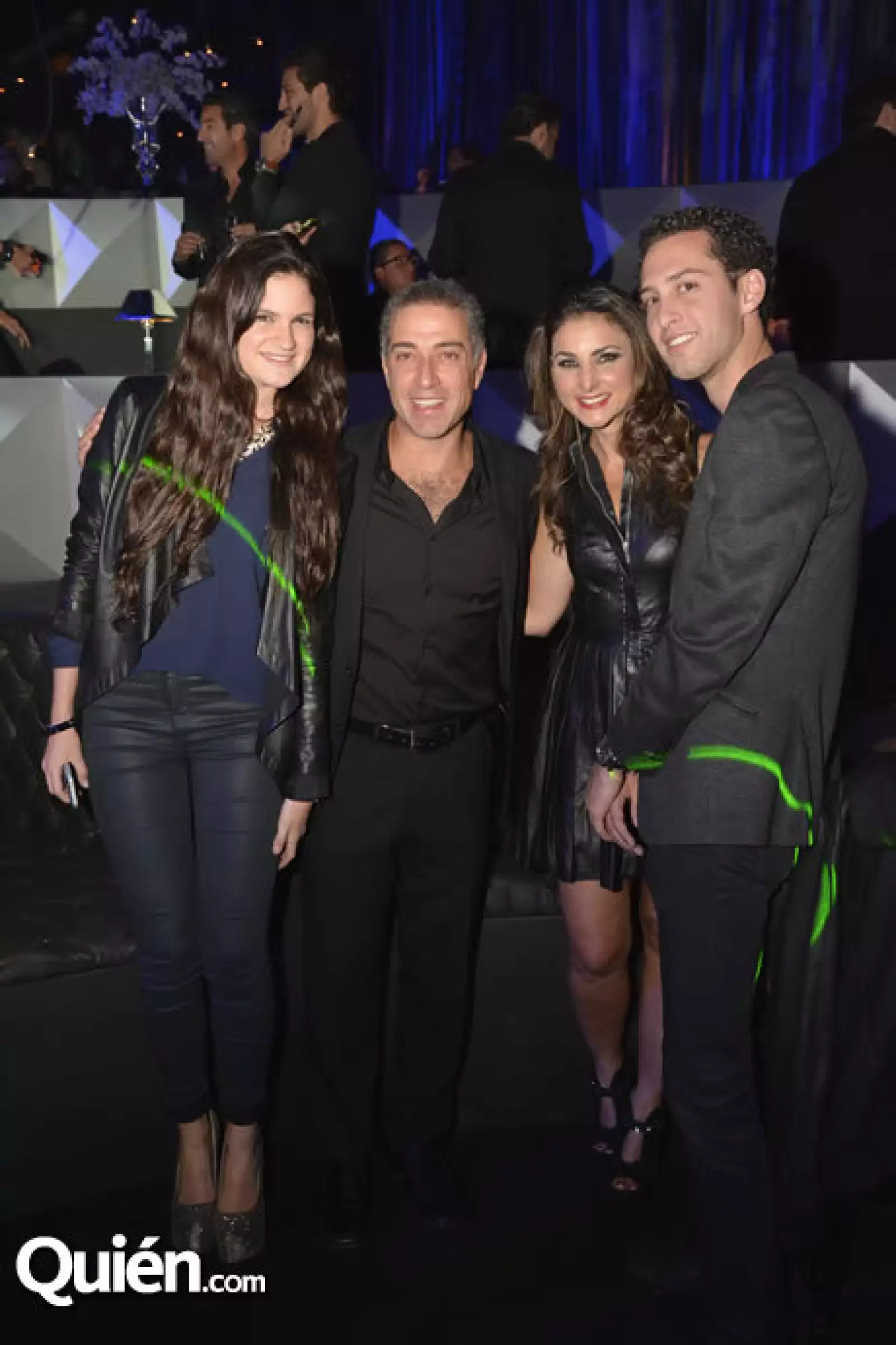 Melie Zaga,Mauricio Hanono Lilian y David Hanono