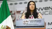 Victoria Rodríguez Ceja, gobernadora del Banco de México, en la 87 Convención Bancaria en Acapulco