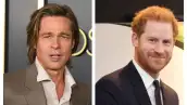 Brad Pitt y el príncipe Harry