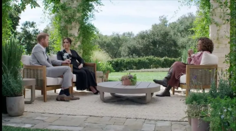 Príncipe Harry, Meghan Markle y Oprah Winfrey