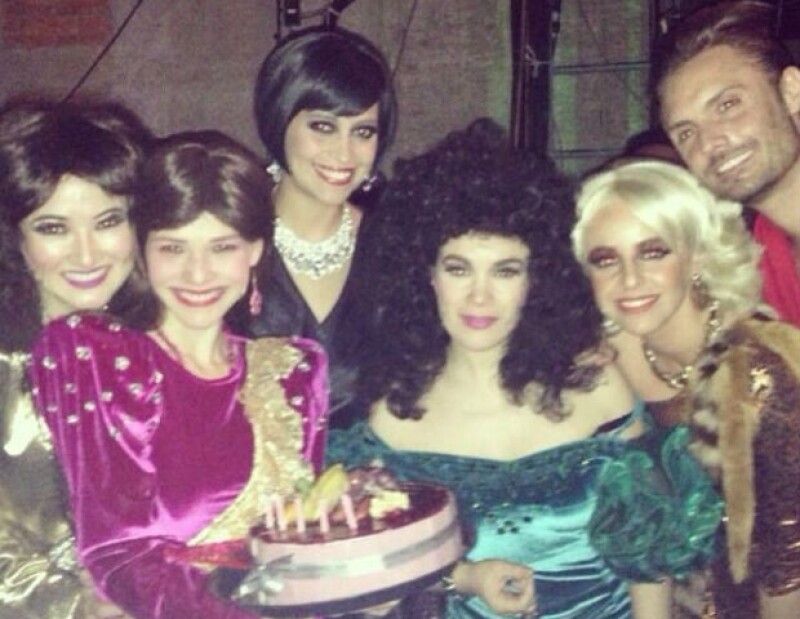 Kika se sintió muy apapachada por sus compañeros de elenco.