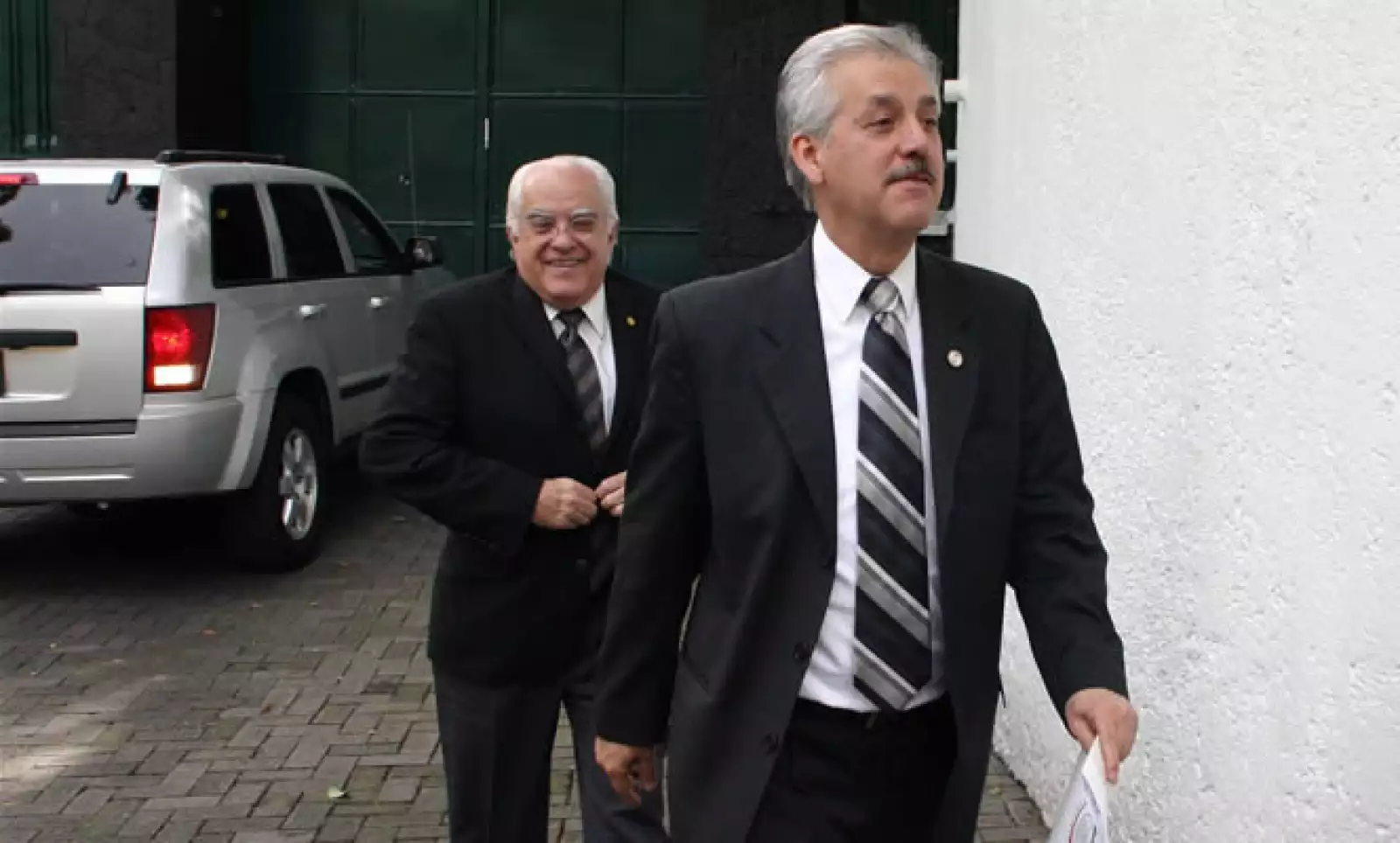 El miércoles en Los Pinos se llevó a cabo la reunión de legisladores del PAN con el presidente Felipe Calderón para analizar el paquete fiscal del 2010. Aquí, el presidente de la Comisión de Hacienda del Senado, Ricardo García Cervantes.