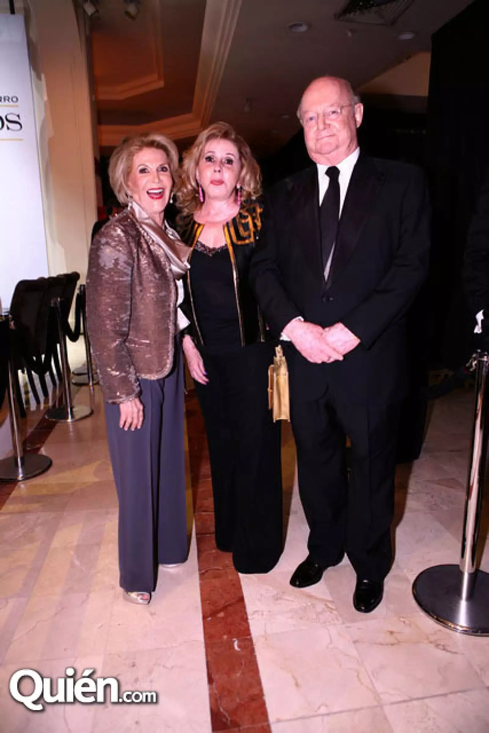 Teresa Baillères con Doris y Juan Beckmann