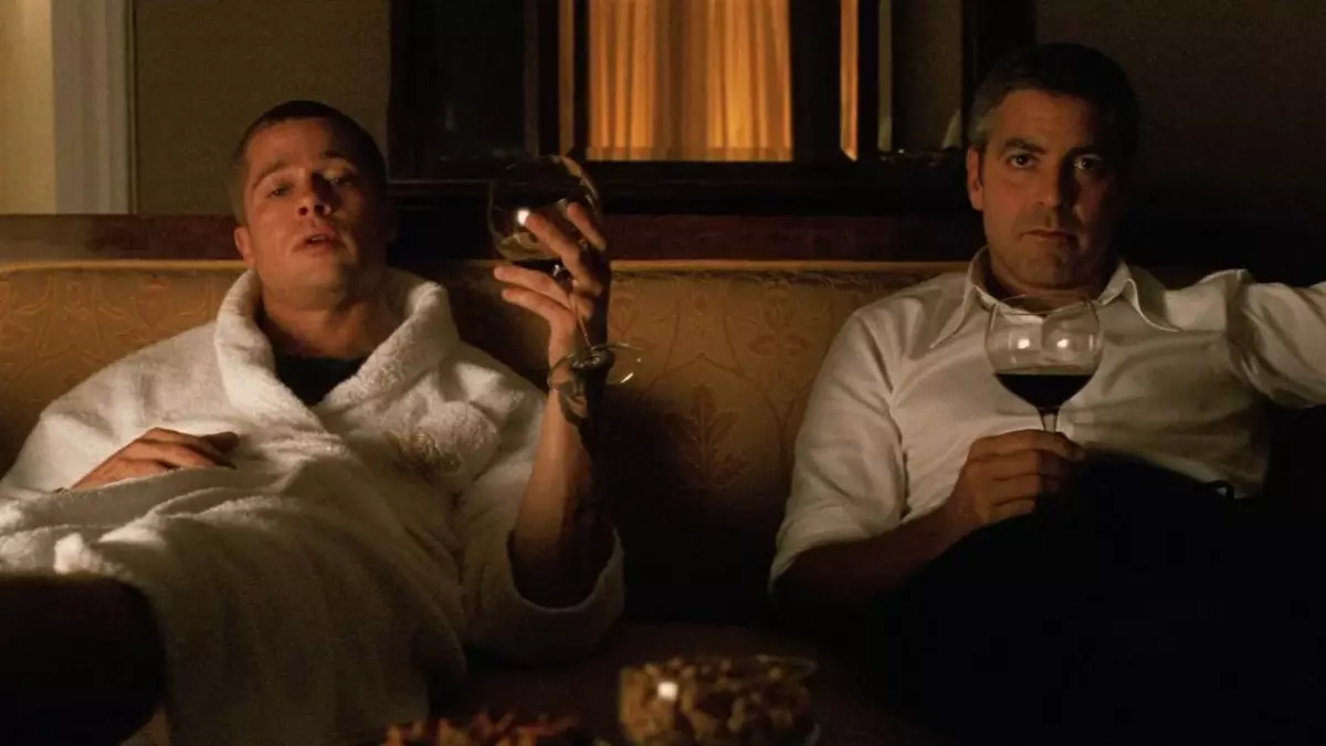 George Clooney y Brad Pitt