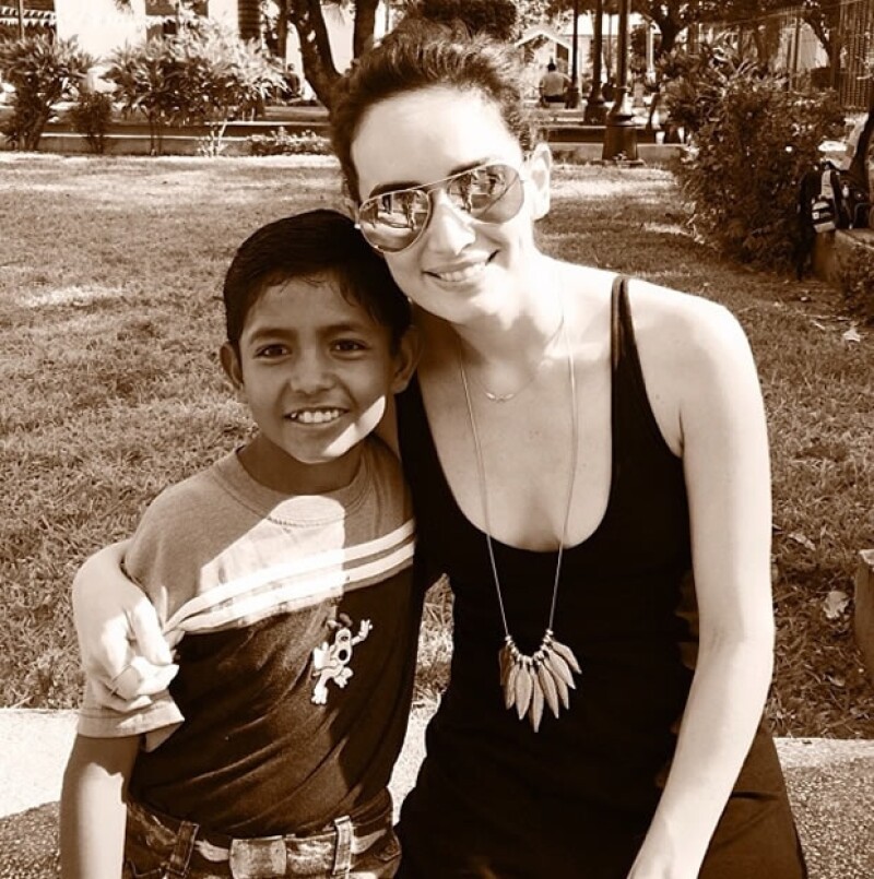 Ana escribió junto con esta imagen: "One of my favorite persons in the world".