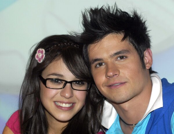 Danna Paola y Eleazar Gómez.