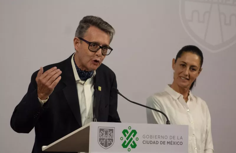 José Alfonso Suárez del Real, Secretario de Cultura y Claudia Sheinbaum Pardo, jefa de Gobierno, informaron en conferencia de prensa que el 21 de Marzo se realizará el Festival de Primavera de forma virtual, y como parte de las medidas de prevención p