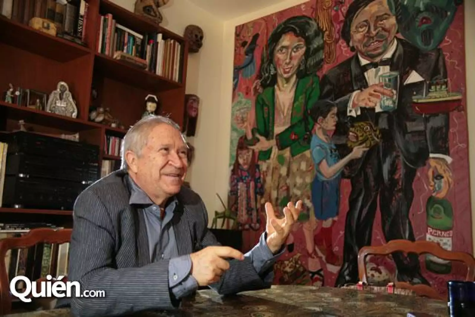 Homero Ardijis durante un shooting para la revista Quién