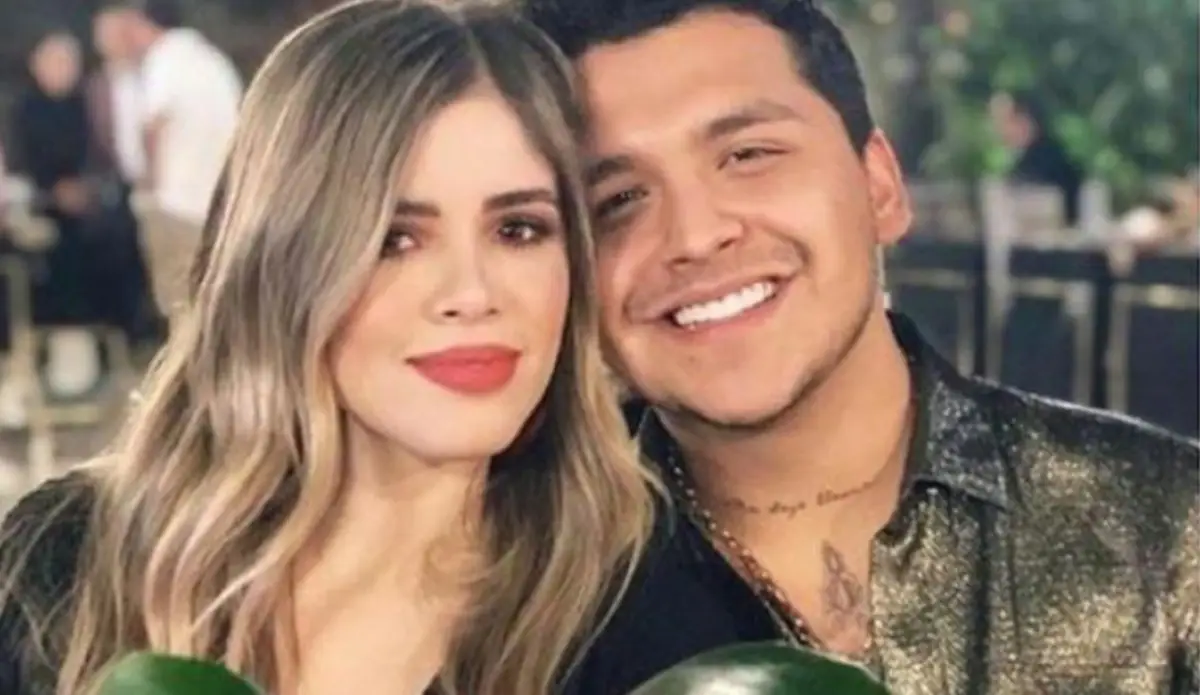 Christian Nodal y su ex novia María Fernanda