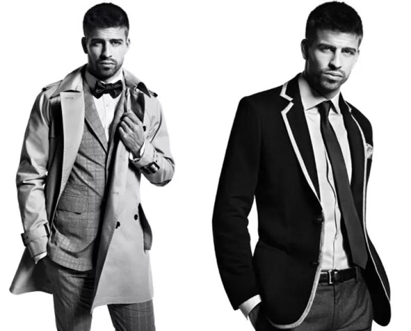 El futbolista del Barça, Gerard Piqué, fue elegido como imagen para la línea masculina de Mango y lo veremos en sus campañas todo el 2011.