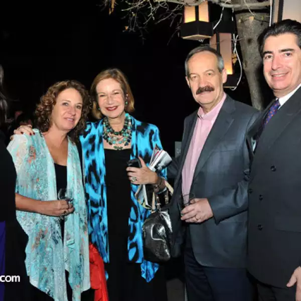 Ana Cristina de Tovar, Guadalupe Alonso, Guadalupe Loaeza, Enrique Goldbard y Fernando Tovar y de Teresa