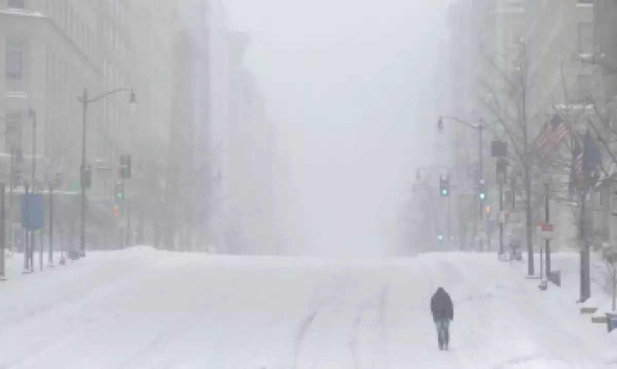 En Maryland se registraron hasta 58 centímetros de nieve. (Foto: Reuters)