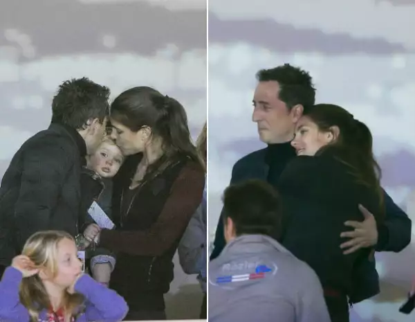 Muy enamorados, así vimos a la pareja en el Gucci Masters con su hijo el año pasado.
