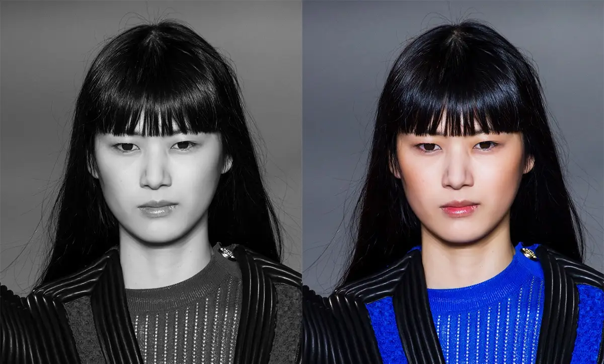 Kiko Arai - Balmain Spring 2018