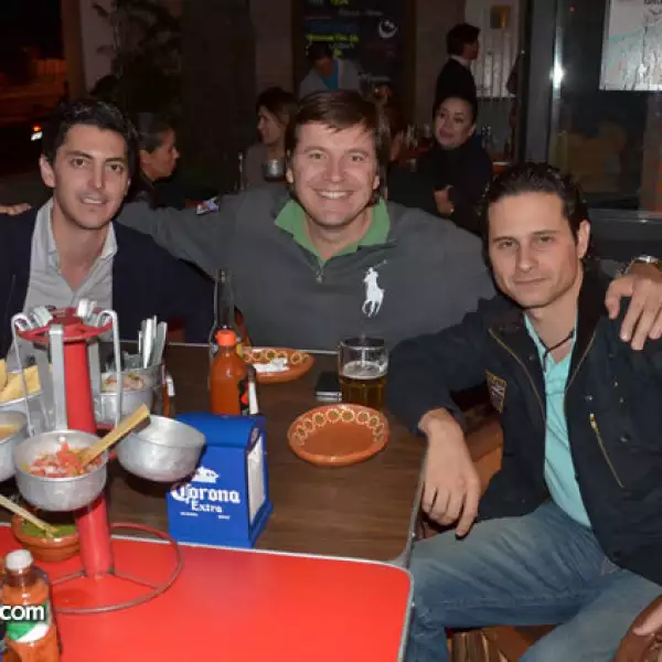 Lorenzo Garza, Alberto Banderas y Carlos Gudiño
