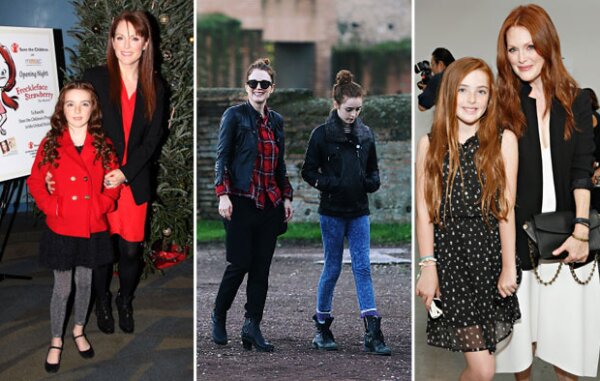 Liv es la viva imagen de su madre Julianne, quien le ha heredado su estilo fashionista.