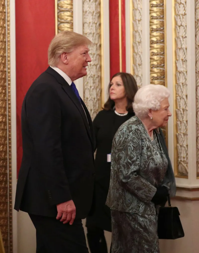 HM The Queen Hosts NATO Leaders At Buckingham Palace Reception