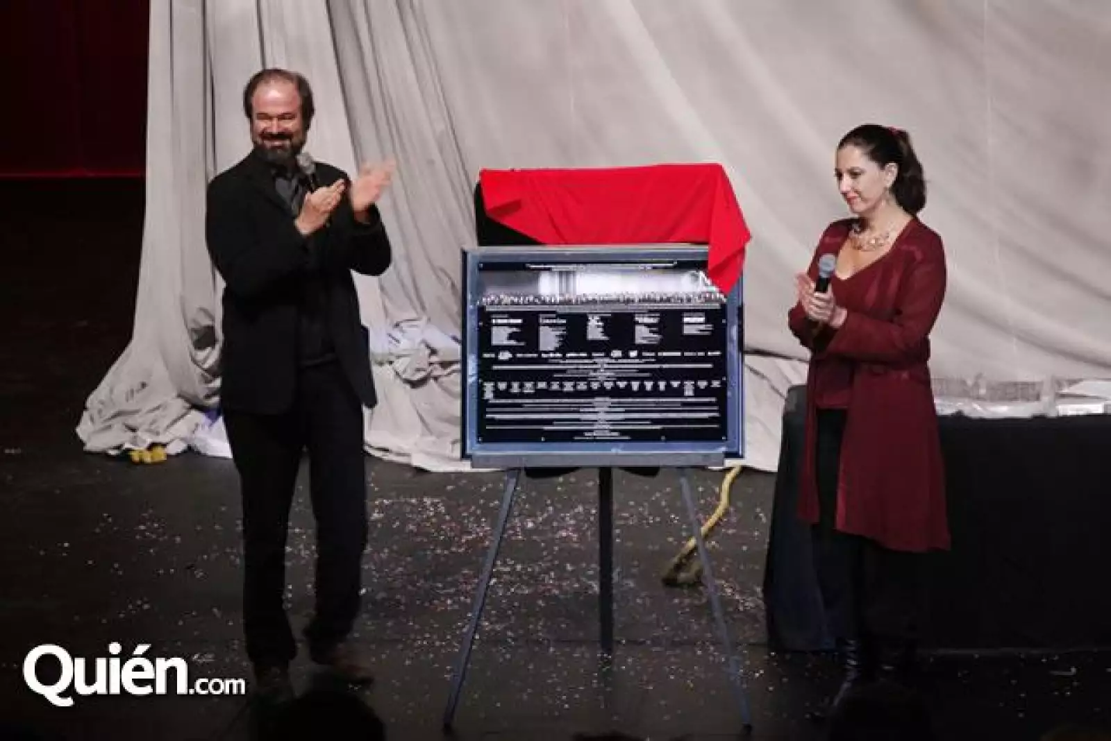 Juan Villoro y Teresa Vicencio