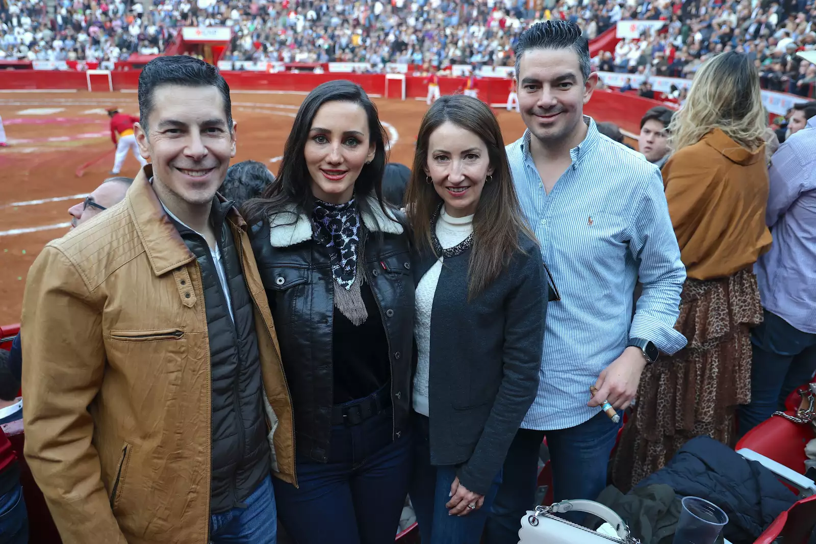 José Cantú, Sophia Martín, Ángela Aguilar y Carlos Cantú