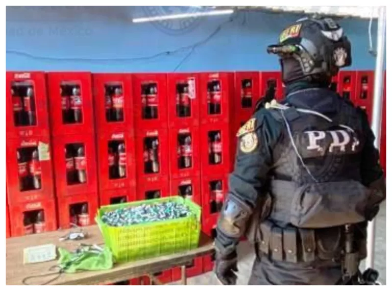 Se encontró una fábrica de Coca Cola pirata en México 