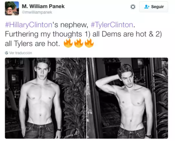 Usuarios de Twitter se han vuelto locos con la sexytud de Tyler.