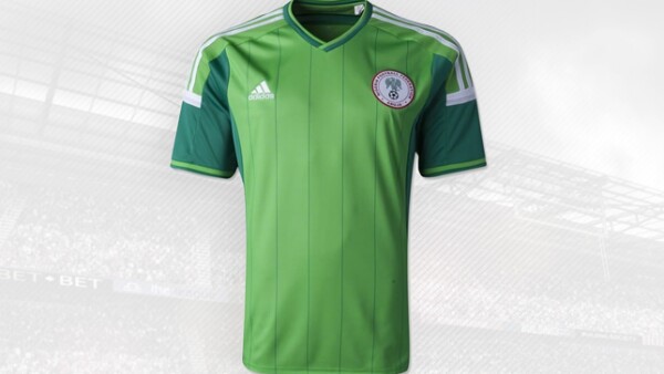 Las Águilas africanas usarán esta playera diseñada por Adidas, firma que tiene 40 años en el negocio del futbol