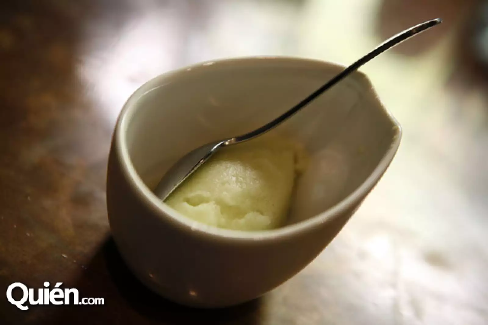 Sorbete de té limón de Victor Palma, chef del Hotel Rosewood