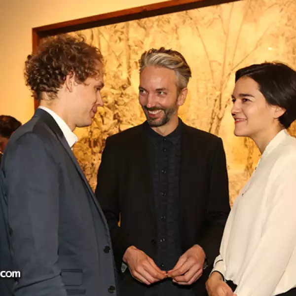 Max Goelitz, Sebastián Noel y Tania Riestra