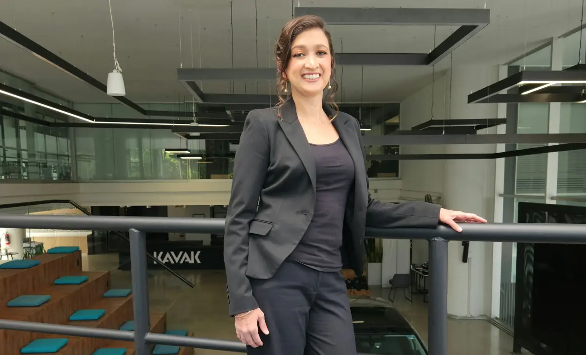 Loreanne García, cofundadora y directora de Recursos Humanos de Kavak, en entrevista en las oficinas de Polanco.