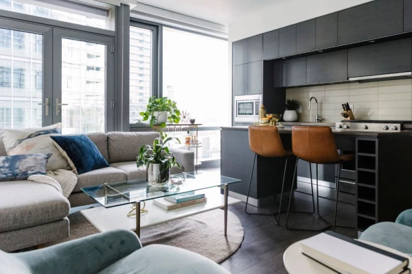 Cocina chic y moderna