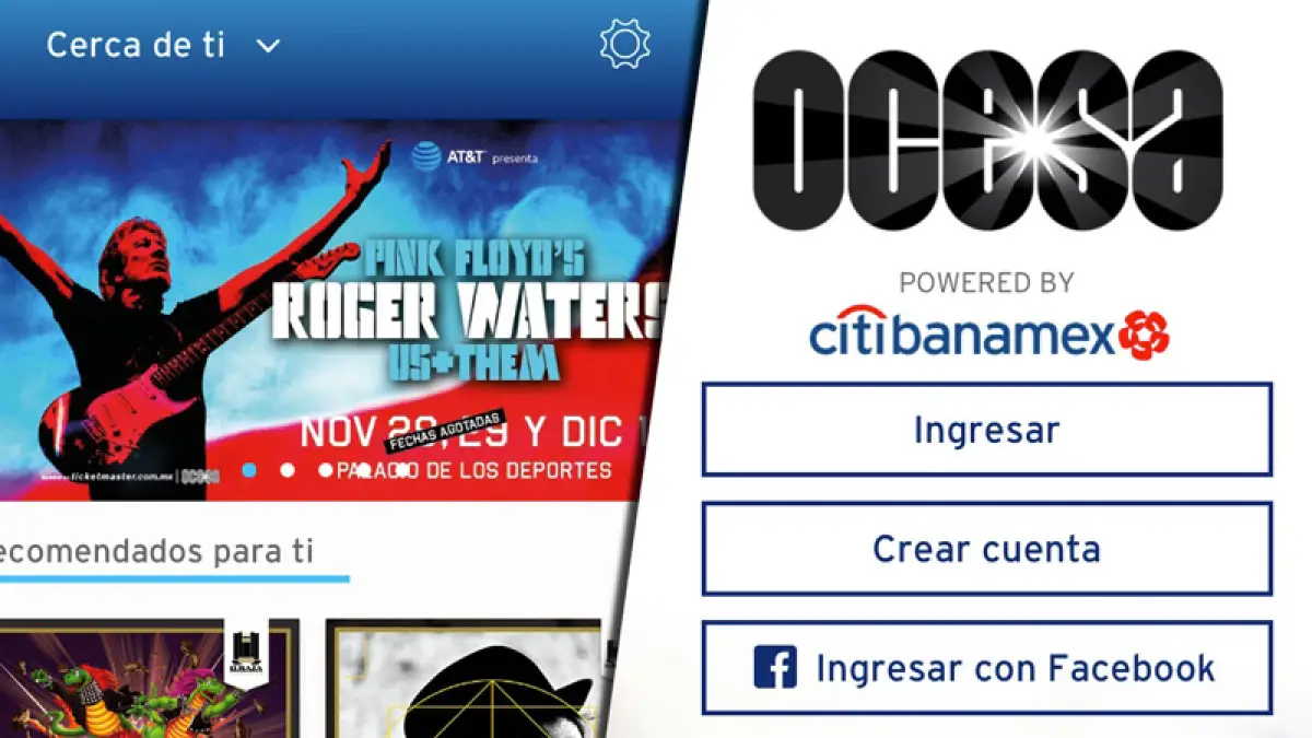 OCESA conciertos