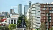 Edificios de departamentos en la Ciudad de México.