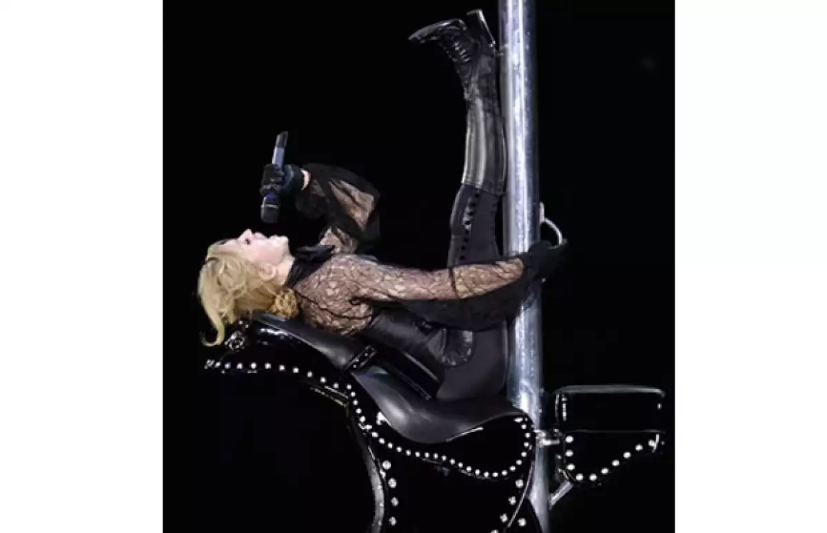 Madonna aplica los ejercicios en sus conciertos.