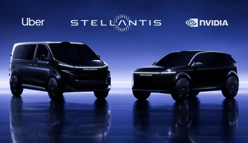 Stellantis se alía con NVIDIA, Uber y Foxconn para desarrollar robotaxis para competir contra Tesla