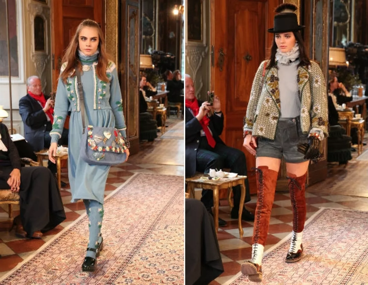 La pasarela mostró varias prendas para la colección de la marca para iniciar el 2015.