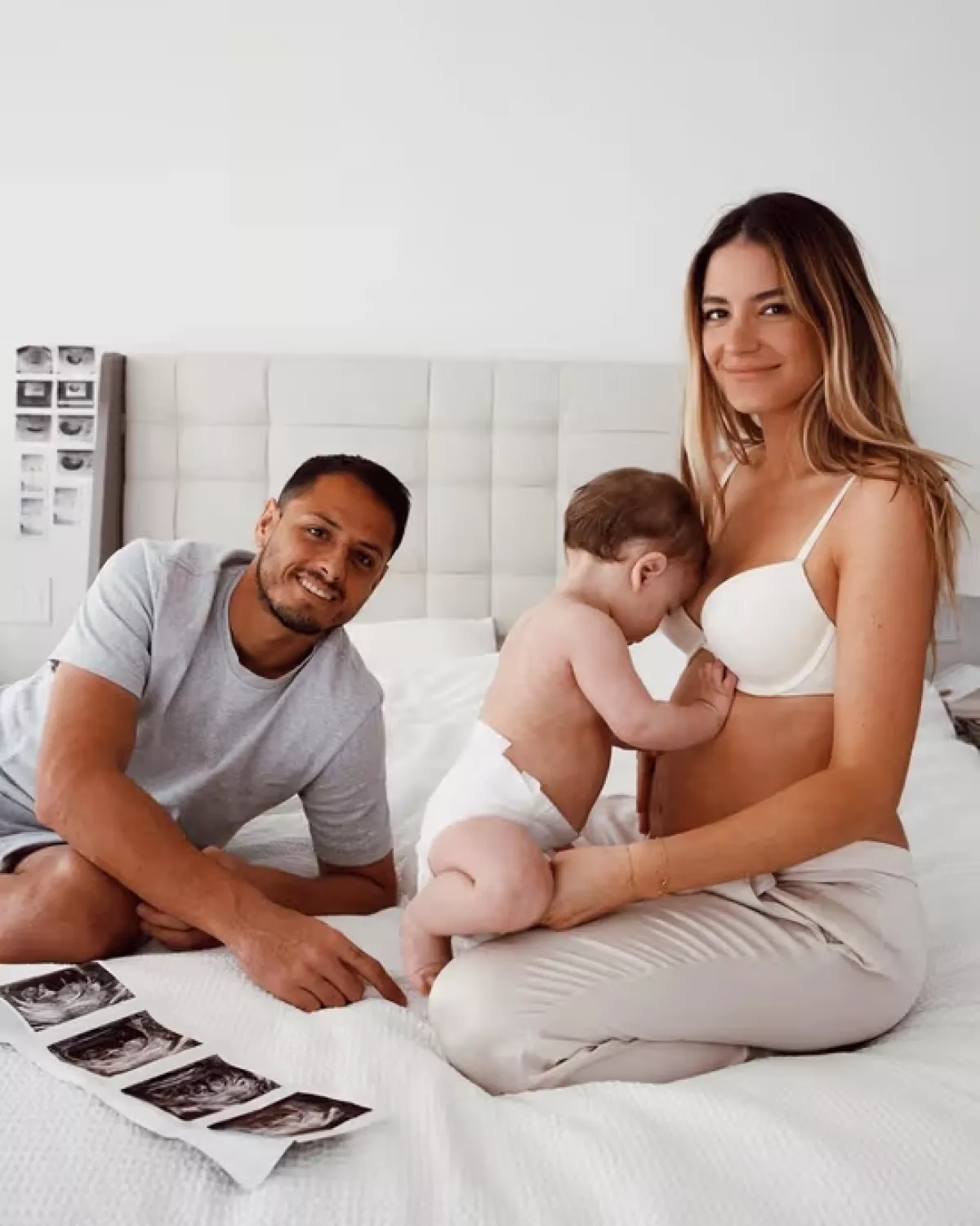 Javier ‘Chicharito’ Hernández y Sarah Kohan 