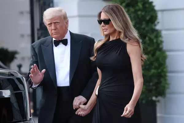 Donald Trump y su esposa Melania Trump