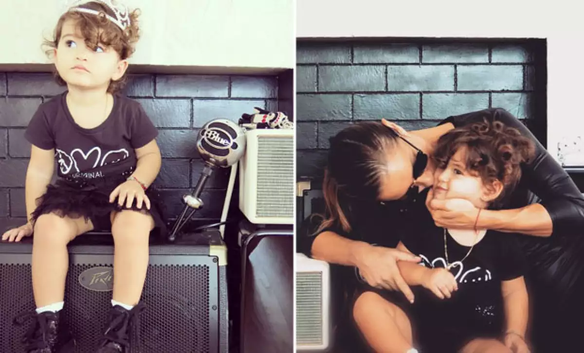 Erin es la primera hija de Lola Ponce y Aarón Díaz, quien llegó a este mundo el 27 de febrero de 2013.