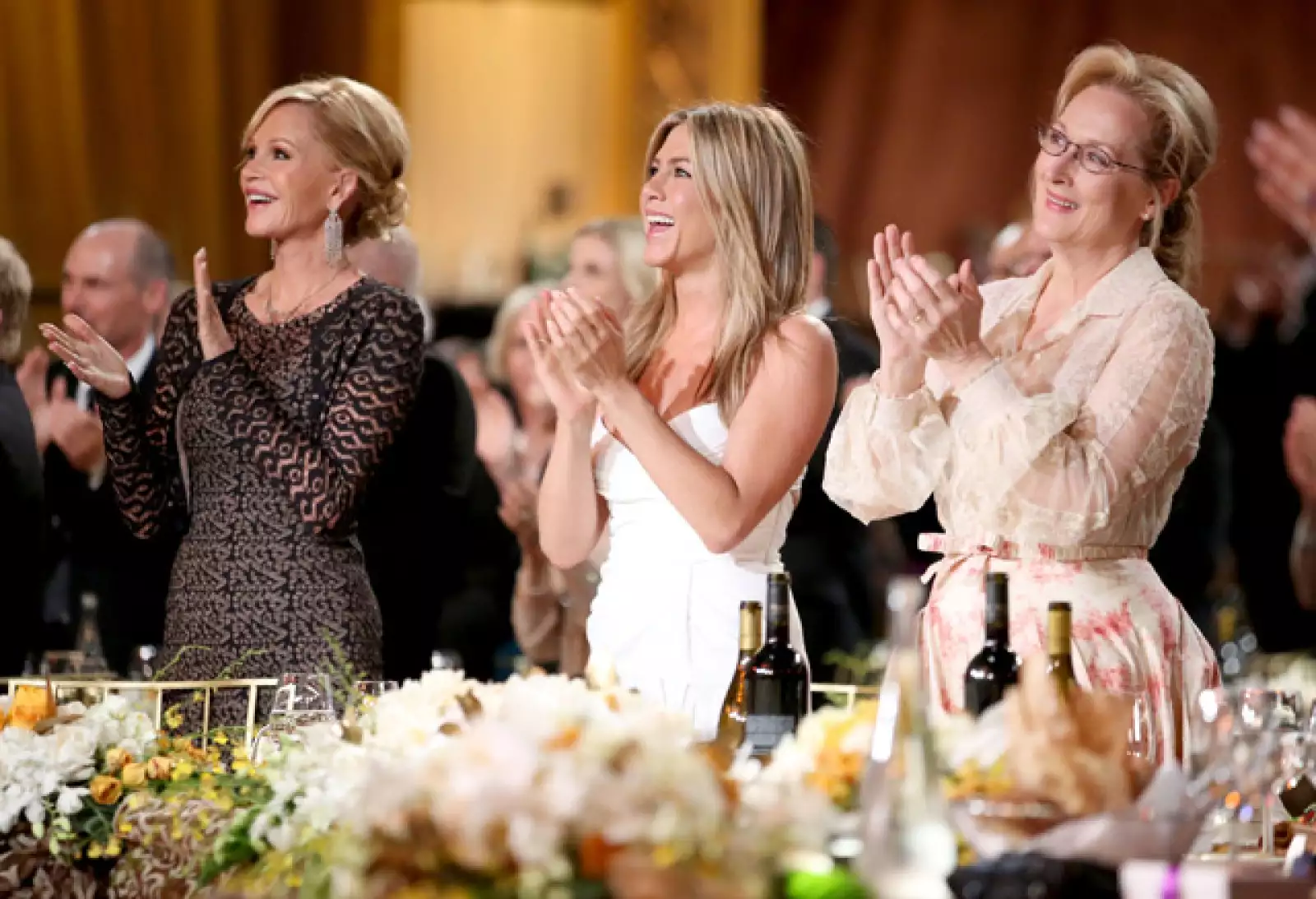 Melanie Griffith, Jennifer Aniston y Meryl Streep.