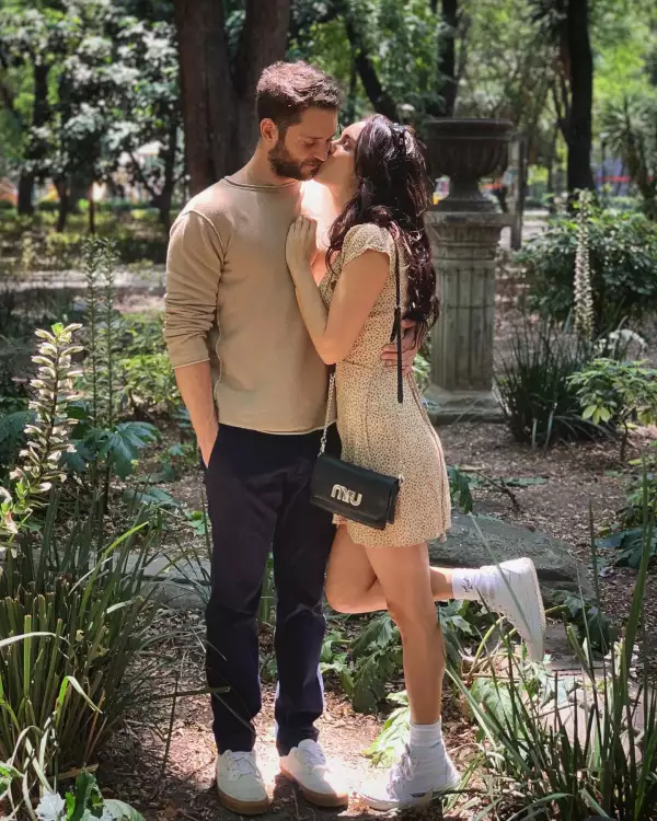 Christopher Uckermann y Muriel Hernández