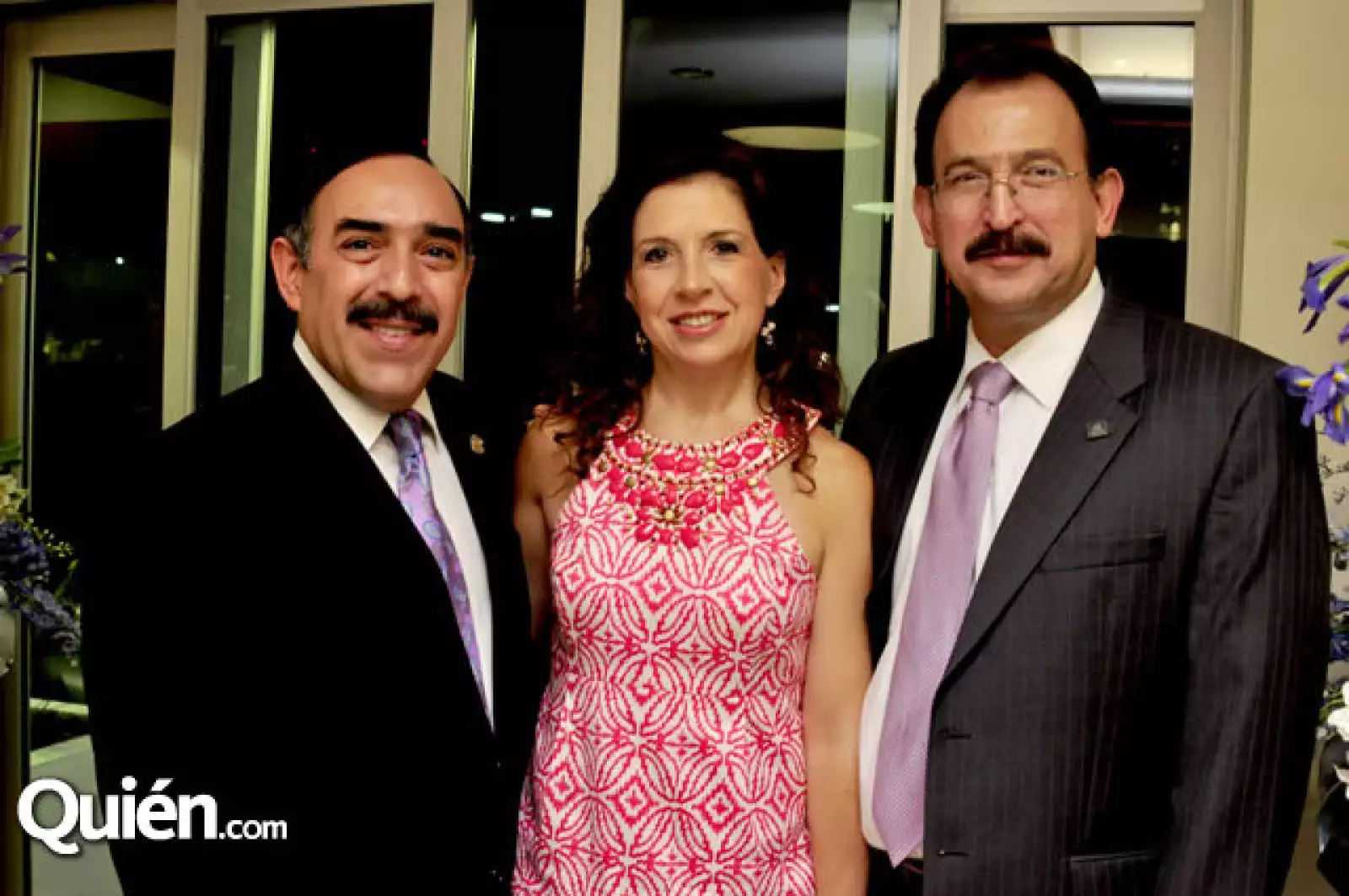 Jorge Ocampo, Graciela Llovera de Garza y José Mario Garza