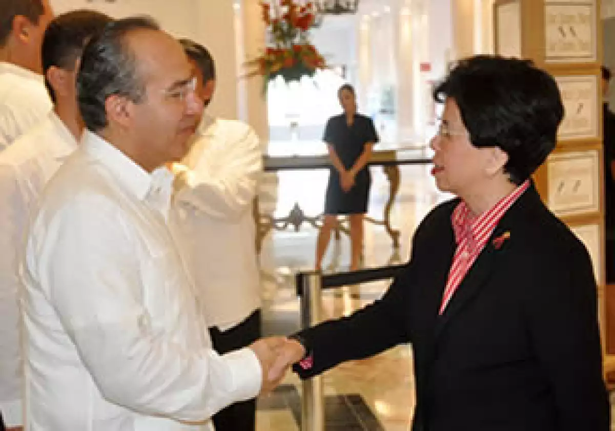La secretaria general de la OMS, Margaret Chan, se presentó en la Reunión de Alto Nivel contra la influenza en México. (Foto: Notimex)