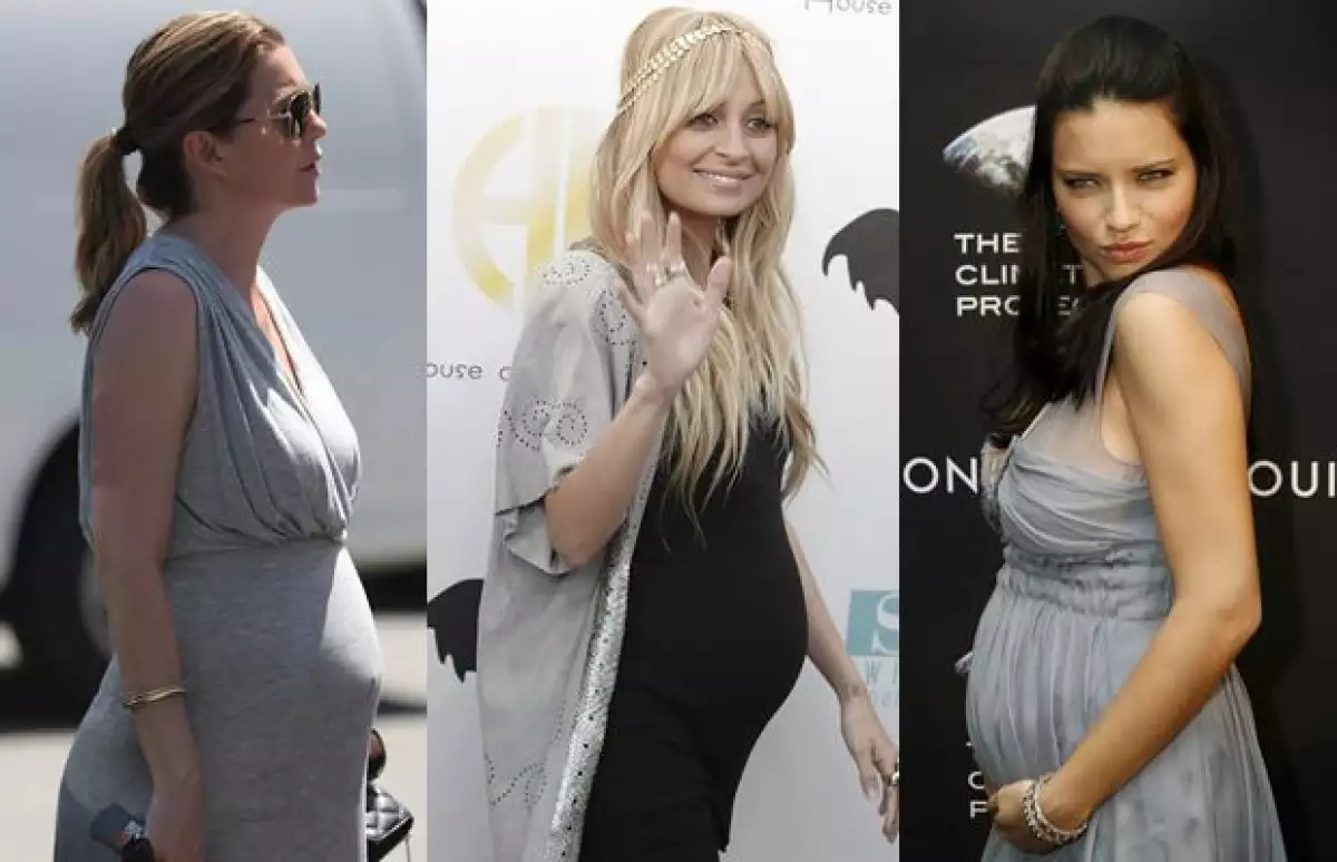 El baby boom está a todo lo que da, en últimas fechas se han confirmado los embarazos de algunas top  models, mientras tanto Ellen Pompeo, Nicole Richie y Adriana Lima ya lucen su evidente estado.