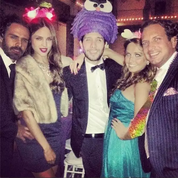 A Pepe y Eiza se les vio sonrientes en el enlace.