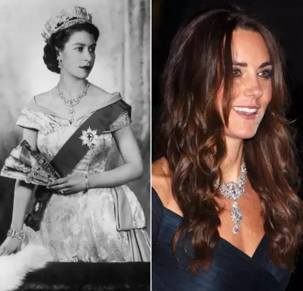 Este espectacular collar pertenece a la Reina Isabel II.