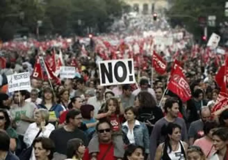 España vivió la semana pasada una jornada de protestas por las reformas laborales aplicadas por el Gobierno. (Foto: Reuters)